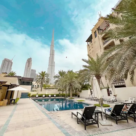 Appartement Trophy 2Br Aladdin Estate W Burj Khalifa View à Dubaï Extérieur photo